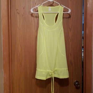 NWT Fila Neon Yellow Tank XL Drawstring Waist